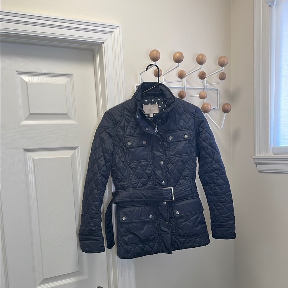 Banana Republic - Quilted Jacket Utility Jacket - Dark Blue - S